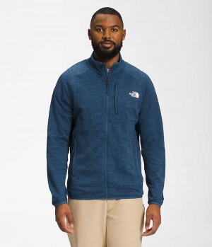 Μπουφάν Fleece ανδρικα The North Face Canyonlands Full-Zip μπλε | GR UAYIHTC