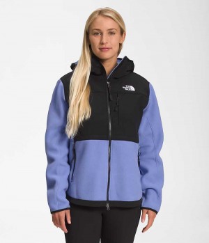 Μπουφάν Fleece γυναικεια The North Face Denali Hoodie μαυρα μπλε | GREECE JXDYUVT