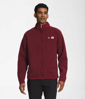 Μπουφάν Fleece ανδρικα The North Face Gordon Lyons Full-Zip κοκκινα | GR CAFLXKG