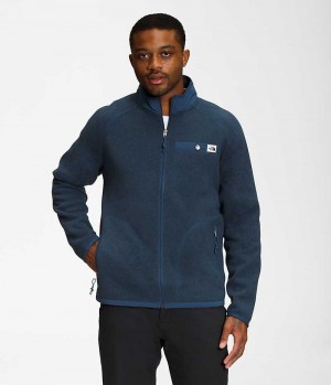 Μπουφάν Fleece ανδρικα The North Face Gordon Lyons Full-Zip μπλε | ATHENS WFBEIQR