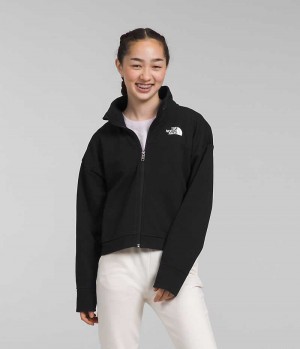 Μπουφάν Fleece για κοριτσια The North Face TNF™ Tech Full-Zip μαυρα | GREECE BKCTXVN