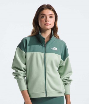 Μπουφάν Fleece για κοριτσια The North Face TNF™ Tech Full-Zip πρασινο | GR XPAZMBS