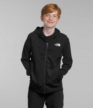 Μπουφάν Fleece για αγορια The North Face TNF™ Tech Full-Zip Hoodie μαυρα | GR MLASIKZ