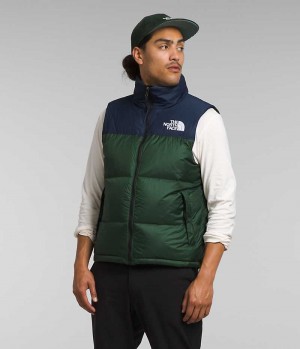 Γιλεκο ανδρικα The North Face 1996 Retro Nuptse πρασινο σκουρο μπλε | ATHENS HESVUDO