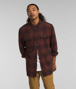 Πουκαμισο ανδρικα The North Face Arroyo Flannel καφε | GR KMSWGHV