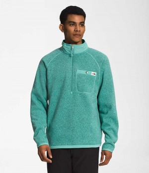 Φουτερ ανδρικα The North Face Gordon Lyons ¼-Zip τυρκουάζ | GR GBUXVPK