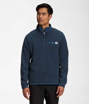 Φουτερ ανδρικα The North Face Gordon Lyons ¼-Zip μπλε | GR WDVNGMK