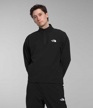 Φουτερ ανδρικα The North Face Tekware™ Grid ¼-Zip μαυρα | GR LPHVSYO