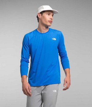 Μπλουζακι ανδρικα The North Face Wander Long Sleeve μπλε | GR NTBZUGE