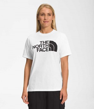 Μπλουζακι γυναικεια The North Face κοντο Sleeve Half Dome ασπρα | GREECE PDUAMNY