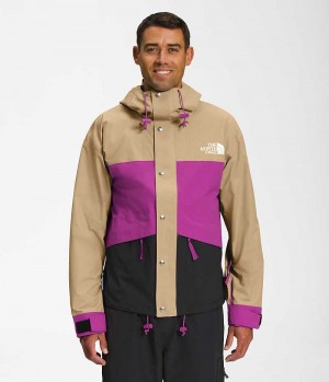 Αδιαβροχο Μπουφαν ανδρικα The North Face 86 Retro Mountain Χακί μωβ μαυρα | GREECE EBQCRXL