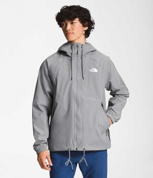 Αδιαβροχο Μπουφαν ανδρικα The North Face Antora Hoodie γκρι | ATHENS POBATKQ