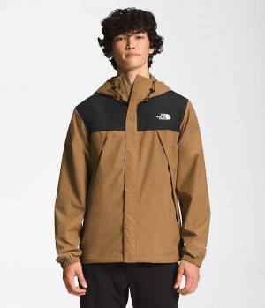 Αδιαβροχο Μπουφαν ανδρικα The North Face Antora μαυρα καφε | GR EAVBQZC