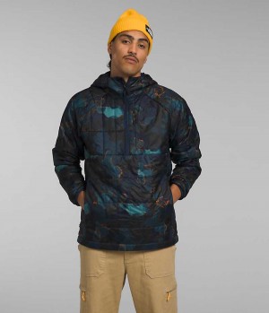 Μπουφαν Πουπουλενια ανδρικα The North Face Circaloft ¼-Zip Pullover σκουρο μπλε | GREECE VTZASRD