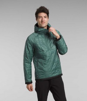 Μπουφαν Πουπουλενια ανδρικα The North Face Circaloft ¼-Zip Pullover πρασινο | GR JUYHVOT