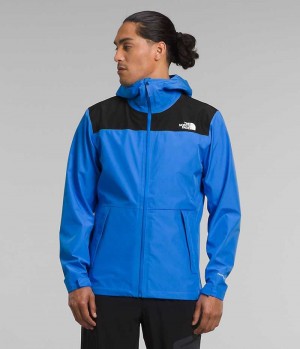 Αδιαβροχο Μπουφαν ανδρικα The North Face Dryzzle FUTURELIGHT™ μπλε μαυρα | ATHENS ZFEGQMU