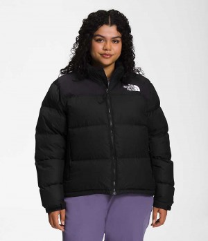 Μπουφαν Πουπουλενια γυναικεια The North Face Plus 1996 Retro Nuptse μαυρα | GR SRZETDX