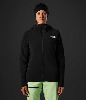 υβριδικά μπουφάν γυναικεια The North Face Summit Series Casaval Hoodie μαυρα | ATHENS AEGZNBW