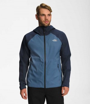 Αδιαβροχο Μπουφαν ανδρικα The North Face Valle Vista Stretch μπλε | GR TRNUJPC