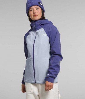 Αδιαβροχο Μπουφαν γυναικεια The North Face Valle Vista Stretch μπλε | GR HKBZRMG