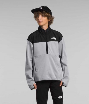 Φουτερ για αγορια The North Face Χειμερινά Warm ½-Zip γκρι | GR ZTGNAIP