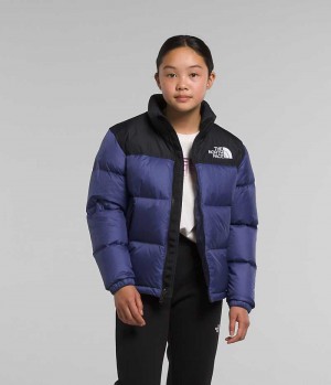 Μπουφαν Πουπουλενια για κοριτσια The North Face 1996 Retro Nuptse μπλε | GR PXFHJOI