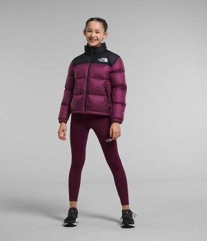 Μπουφαν Πουπουλενια για κοριτσια The North Face 1996 Retro Nuptse μπορντο | GREECE JVUIKCP