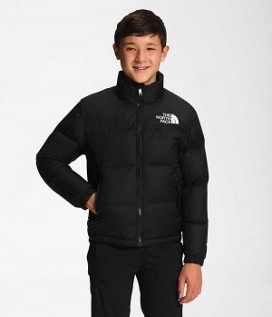 Μπουφαν Πουπουλενια για αγορια The North Face 1996 Retro Nuptse μαυρα | GREECE SMLCKXZ