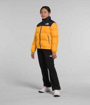 Μπουφαν Πουπουλενια για κοριτσια The North Face 1996 Retro Nuptse χρυσο χρωμα | GR MNVLRTO