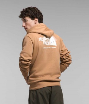 Φουτερ με Κουκουλα ανδρικα The North Face Box NSE Pullover Χακί | ATHENS ZPYHAOV