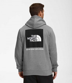 Φουτερ με Κουκουλα ανδρικα The North Face Box NSE Pullover γκρι | GR GMHECWD