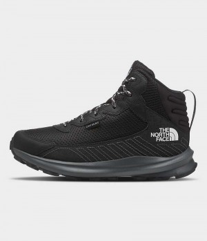 Μποτακια Χειμωνιατικα για κοριτσια The North Face Fastpack Hiker Mid αδιαβροχα μαυρα | GREECE OCHYURB