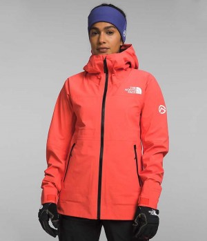 Μπουφάν Με Μόνωση γυναικεια The North Face Summit Series Chamlang FUTURELIGHT™ πορτοκαλι | ATHENS REMAVLW