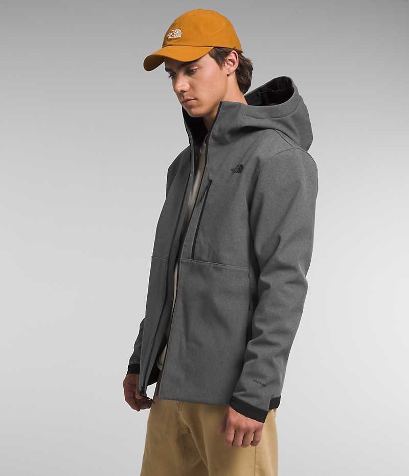 Softshell μπουφαν ανδρικα The North Face Apex Bionic 3 σκούρο γκρι | GR MSLUVGN