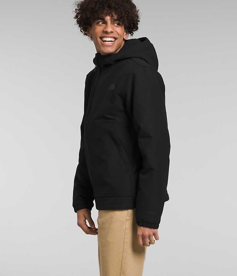 Softshell μπουφαν ανδρικα The North Face Camden Thermal Hoodie μαυρα | GREECE XGFQBLZ