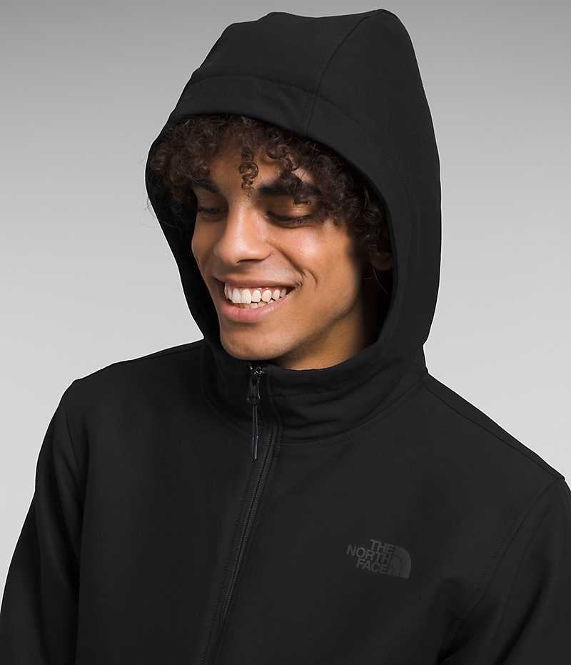 Softshell μπουφαν ανδρικα The North Face Camden Thermal Hoodie μαυρα | GREECE XGFQBLZ