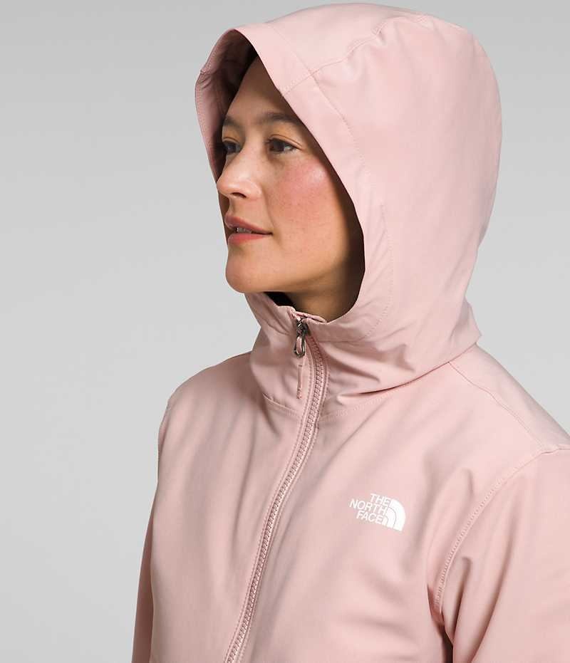 Softshell μπουφαν γυναικεια The North Face Shelbe Raschel Hoodie ροζ | GR RNVBJOK