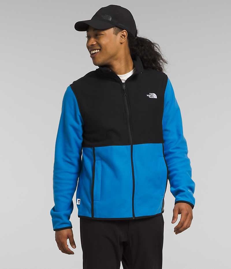 Μπουφάν Fleece ανδρικα The North Face Alpine Polartec® 100 μπλε μαυρα | GR PDSUEZQ