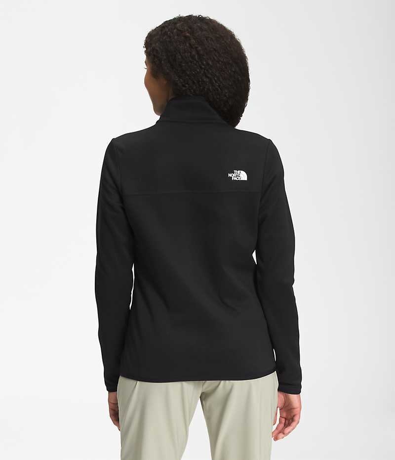 Μπουφάν Fleece γυναικεια The North Face Canyonlands Full-Zip μαυρα | ATHENS BWLYOEF