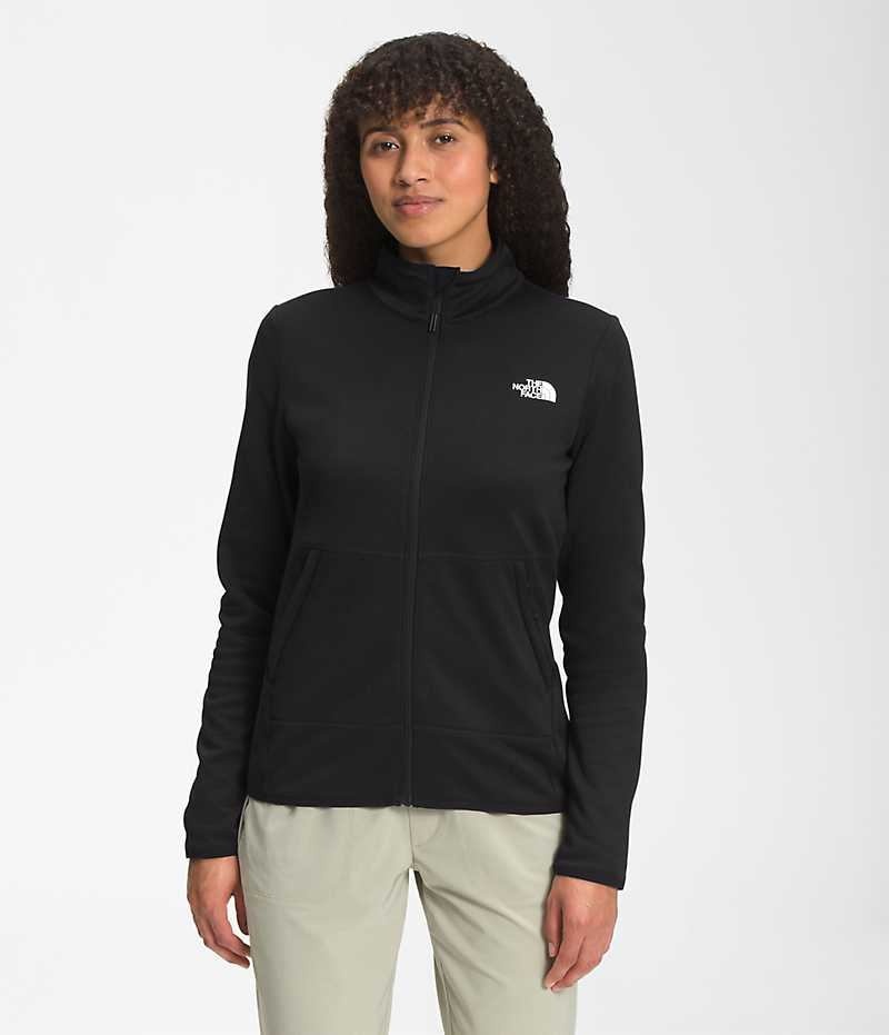 Μπουφάν Fleece γυναικεια The North Face Canyonlands Full-Zip μαυρα | ATHENS BWLYOEF