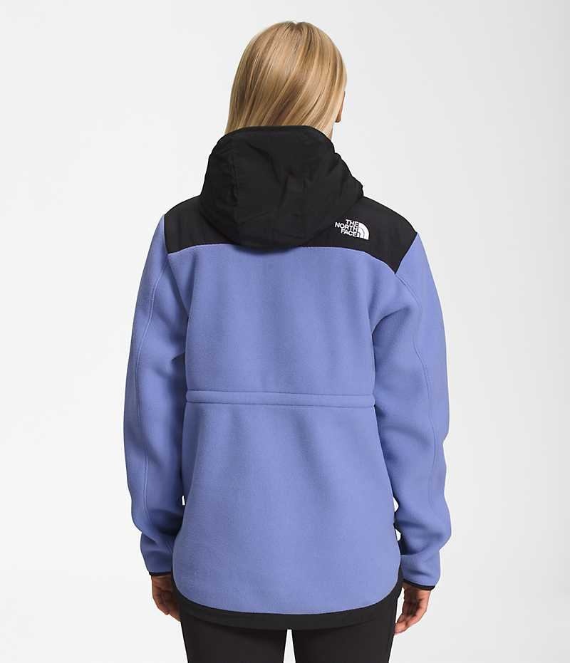 Μπουφάν Fleece γυναικεια The North Face Denali Hoodie μαυρα μπλε | GREECE JXDYUVT