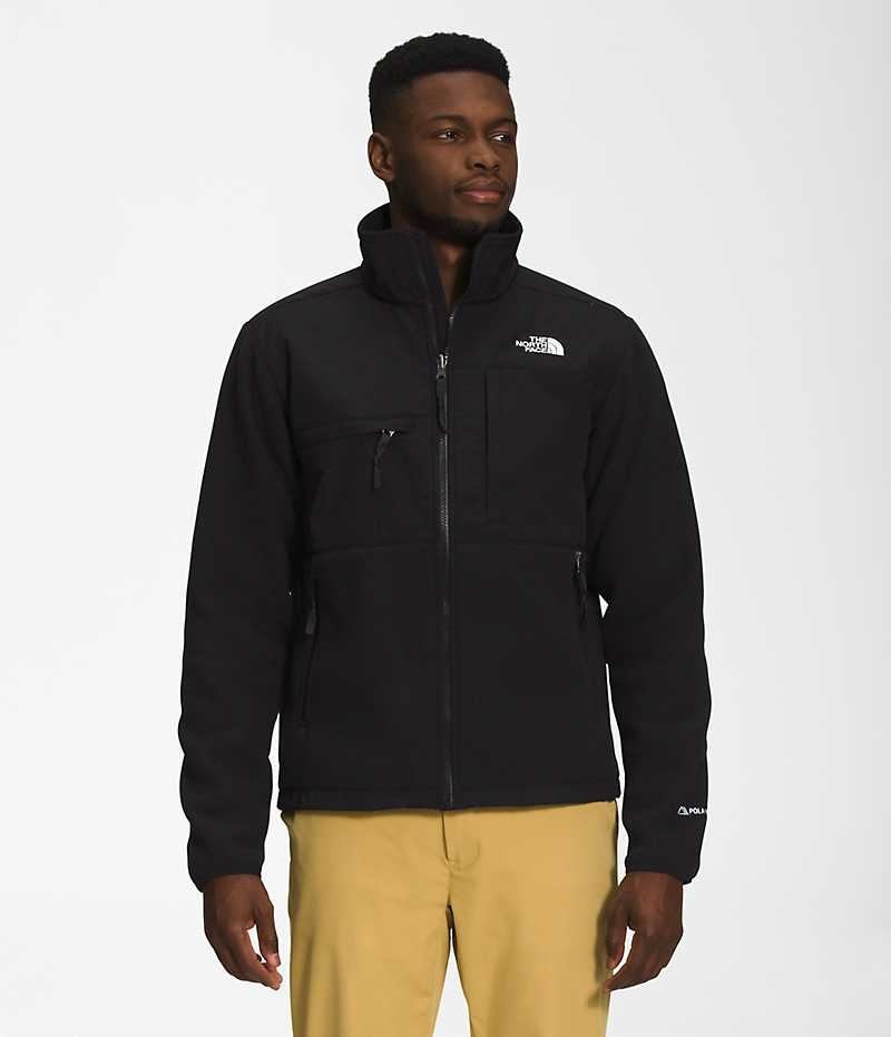 Μπουφάν Fleece ανδρικα The North Face Denali μαυρα | GREECE CIQZGAF