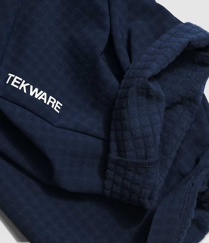 Παντελόνι Fleece ανδρικα The North Face Tekware™ Grid σκουρο μπλε | GR XKODUTL