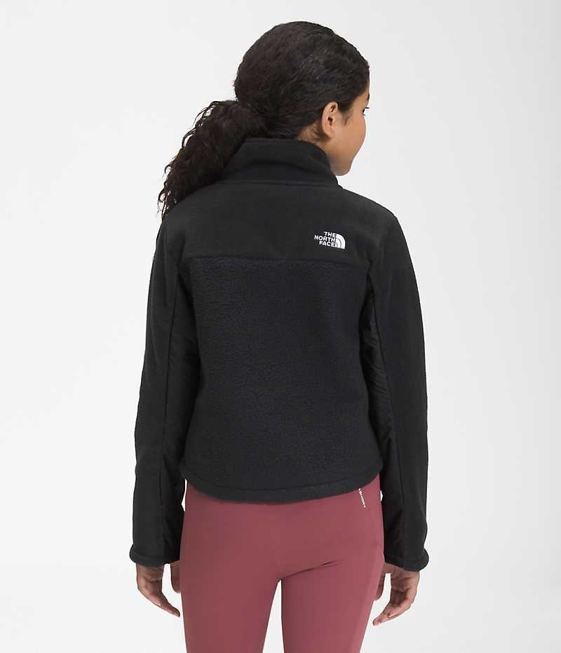 Μπουφάν Fleece για κοριτσια The North Face Fleece Mashup μαυρα | GR ILXQPTY