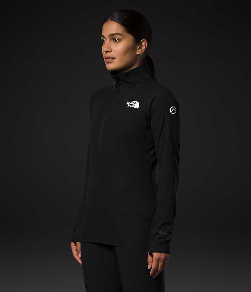 Φουτερ γυναικεια The North Face Summit Series FUTUREFLEECE™ LT ½-Zip μαυρα | GREECE BWMYPNU