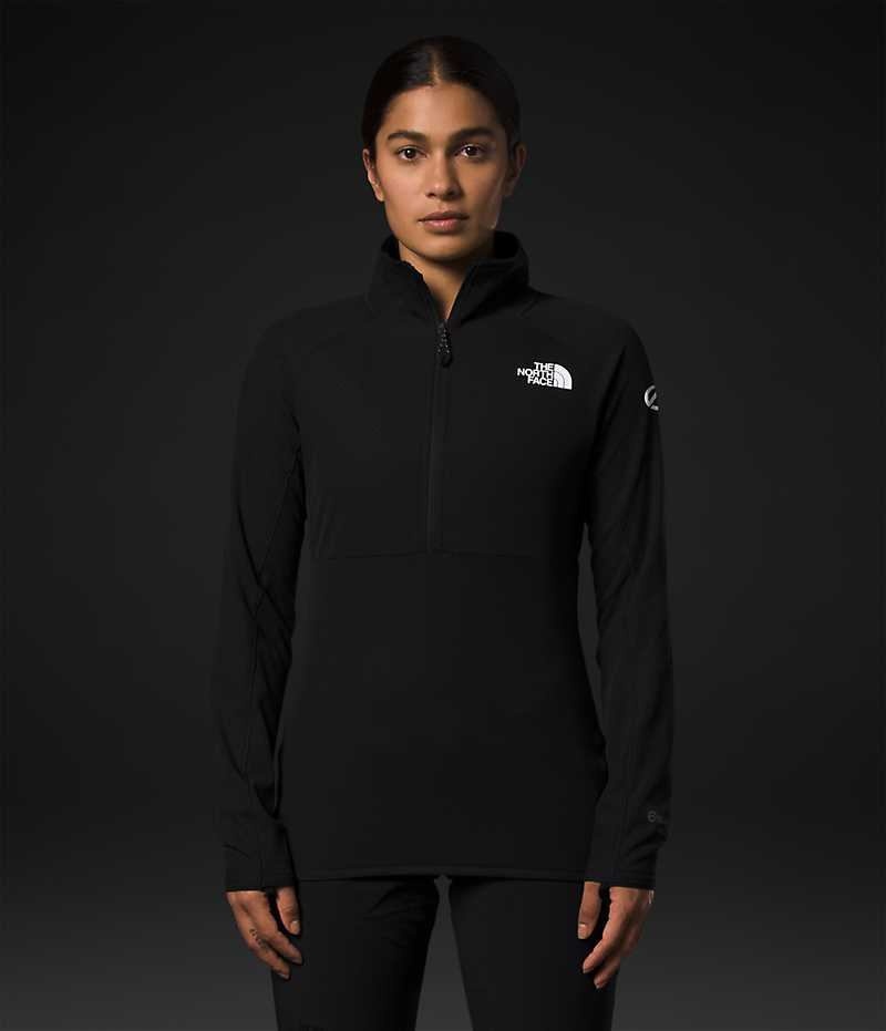 Φουτερ γυναικεια The North Face Summit Series FUTUREFLEECE™ LT ½-Zip μαυρα | GREECE BWMYPNU