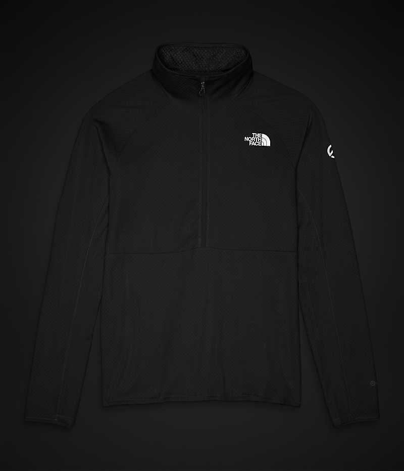 Φουτερ ανδρικα The North Face Summit Series FUTUREFLEECE™ LT ½-Zip μαυρα | ATHENS CRNGWHZ