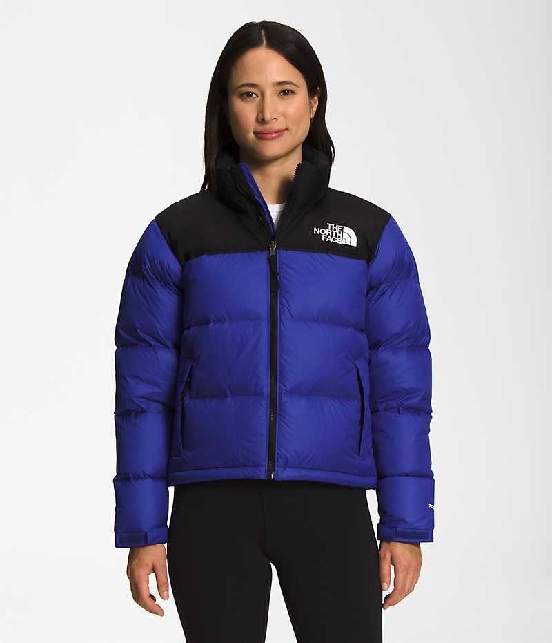 Μπουφαν Πουπουλενια γυναικεια The North Face 1996 Retro Nuptse μπλε | ATHENS VQKDLBC