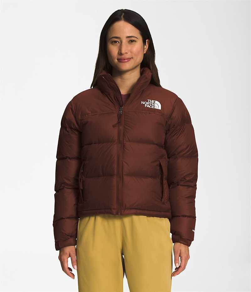 Μπουφαν Πουπουλενια γυναικεια The North Face 1996 Retro Nuptse μπορντο | GR MTAKZVN