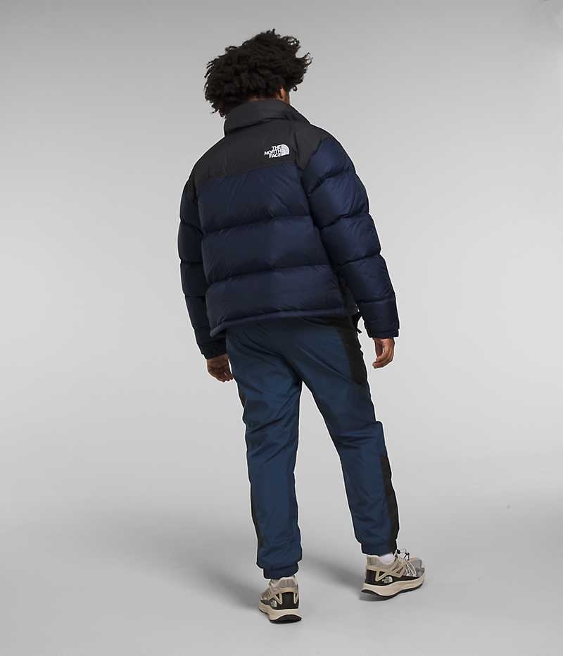 Μπουφαν Πουπουλενια ανδρικα The North Face 1996 Retro Nuptse σκουρο μπλε μαυρα | GR DWJFVLA